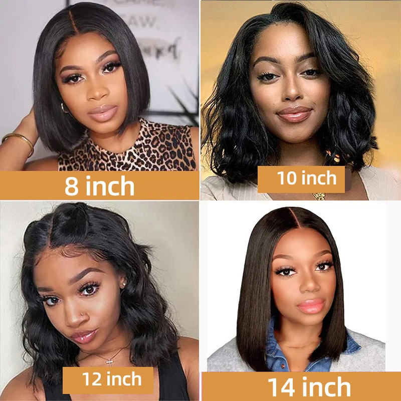 Wholesale Peruvian Bob Lace Front Human Hair Wig,Transparent Glueless Virgin Curly Bob Wigs,Cheap 4*4 Lace Closure Short Bob Wig