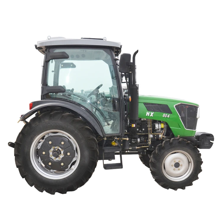 Трактор HUAXIA 4x4 70hp-80hp farmtrac Лучшая цена китайский сельскохозяйственный трактор с фронтальным