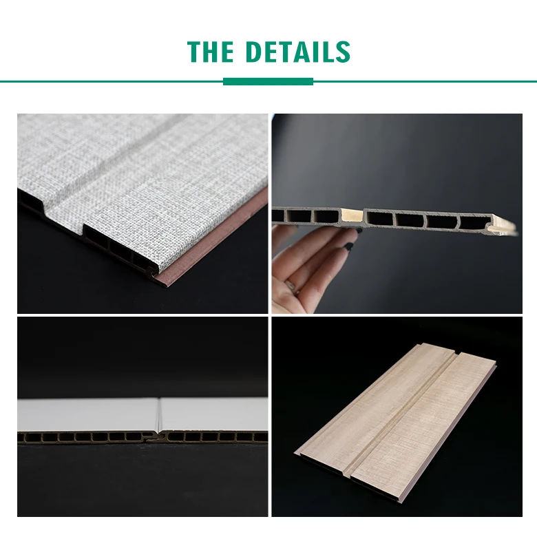 WPC Wall Panel Wider And More Robust Indoor Wallboard With Quality Assurance decorative wall panel