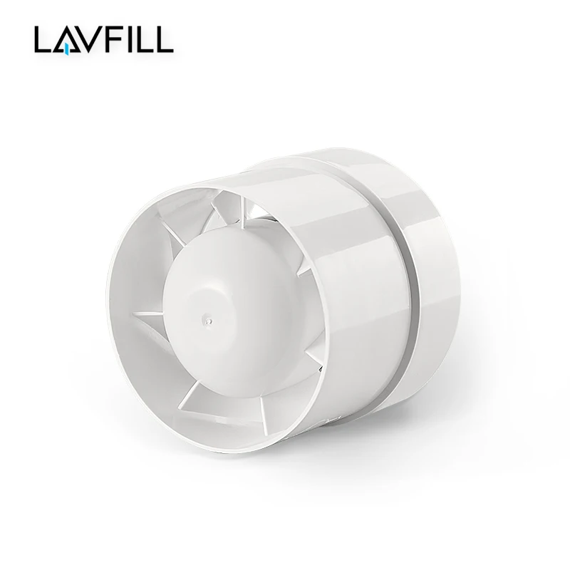 4 Inch axial folw vent fan plastic duct exhaust inline fan