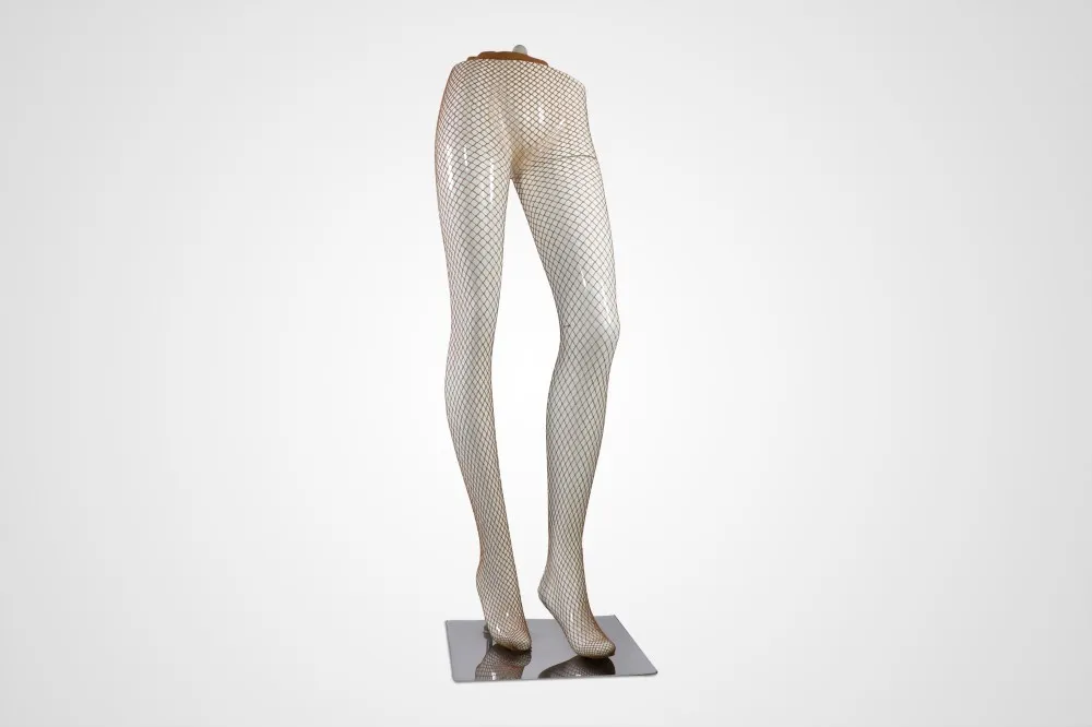 Carnival glitter fishnet stockings and tights for gentle brown color