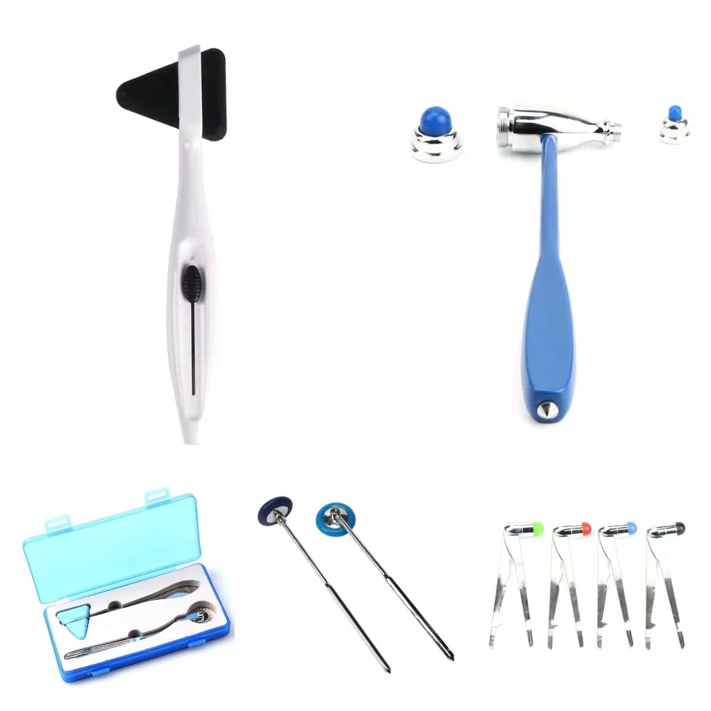 China best selling Promotional Foot Shape Reflex Hammer durable and comfortable Test Diabetic Monofilament  Medical Hammer