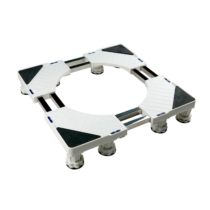 Universal automatic bracket for washing machine base, storage rack, roller pad support, refrigerator stand