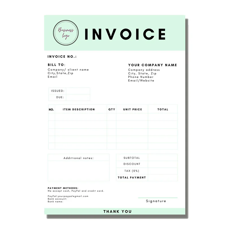 Competitive Price Invoice Paper Continuous Receipt Form Carbonless Computer Paper