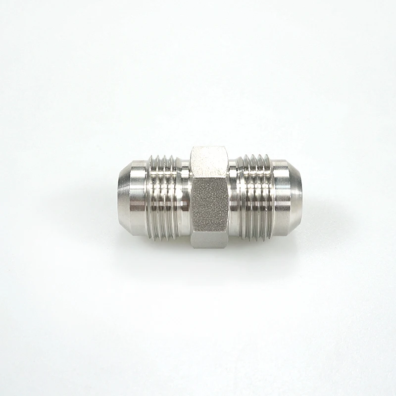 High Quality Stainless Steel Fitting 3/8 Male Flare x 1/2 NPT Threaded  Male Flare Coupling Quick Connector