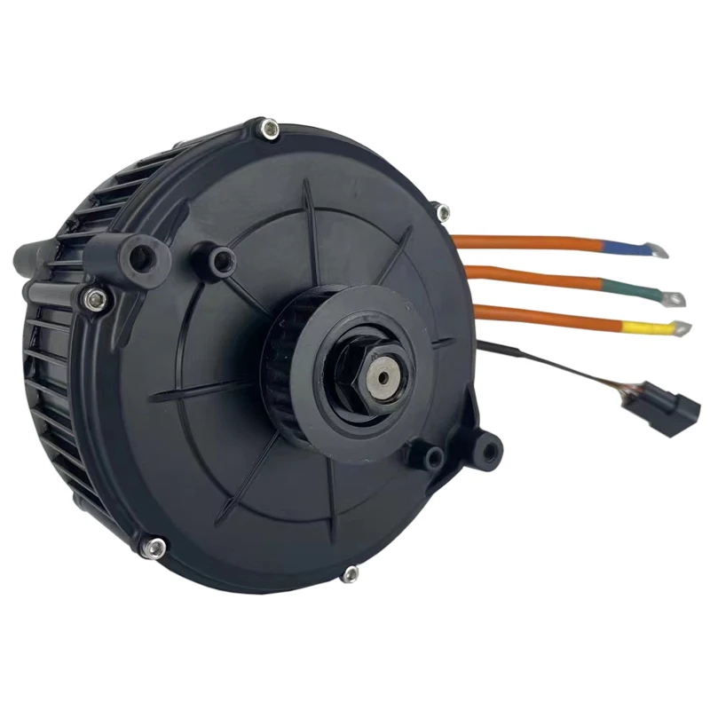 QSMOTOR QS165 35H 5000W 72V 100KPH IPM PMSM Encorder Mid Drive Motor For Offroad Dirtbike Adult Electric Motorcycle
