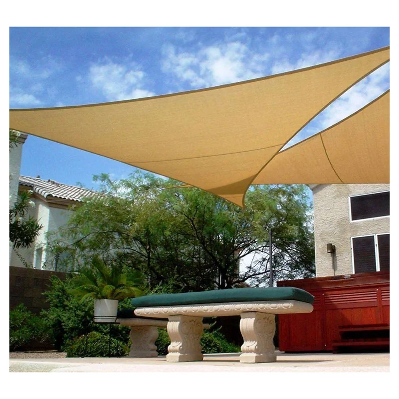 
100% virgin hdpe garden shade sail 5m 