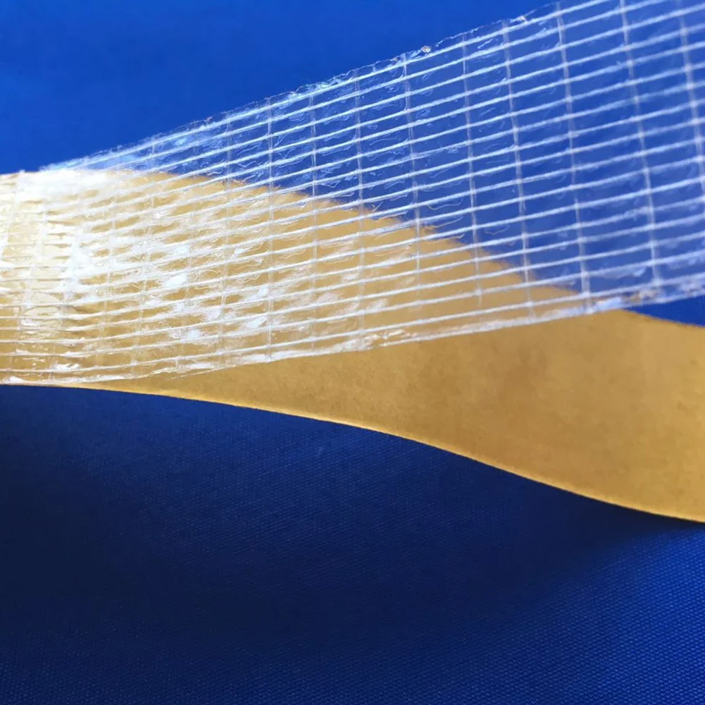 double sided adhesive fiberglass filament tape for strip sealing