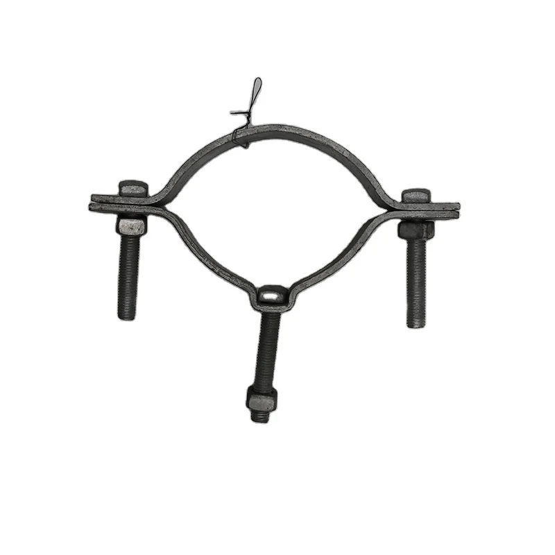 Электрические кольца, стальной столб, лагеря, светлый столб, зажим, утилитарный столб, кольцо