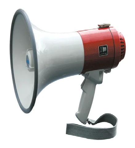 15 watts RMS handy megaphone with battery