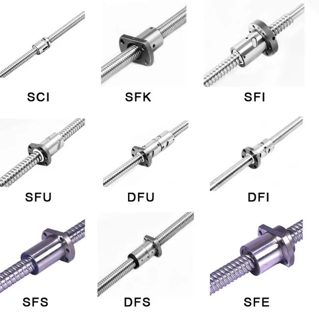 Wholesale High Precision Sfu Dfu 2505 C3 Ball Screw 6000mm