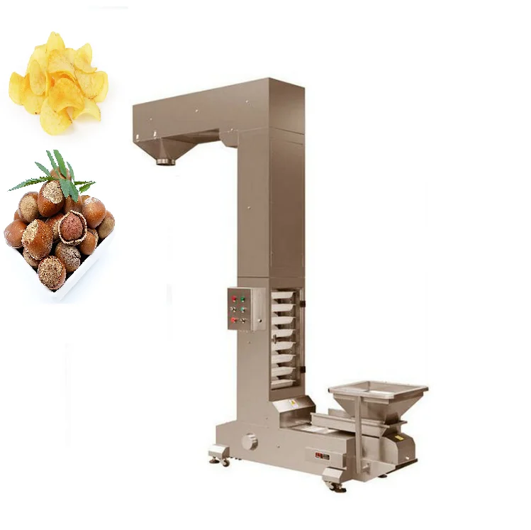 CE china manufacturers Chips Candy Snacks food industrial z type bucket elevator conveyor