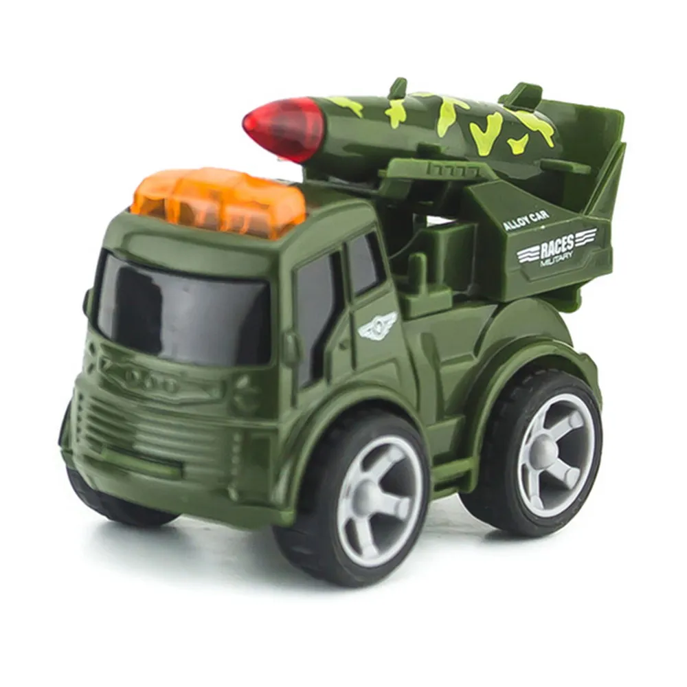 Армейский зеленый масляный грузовик, Боевая мощность, военная модель, инерционные фрикционные автомобили, игрушечный армейский Танк для мальчиков