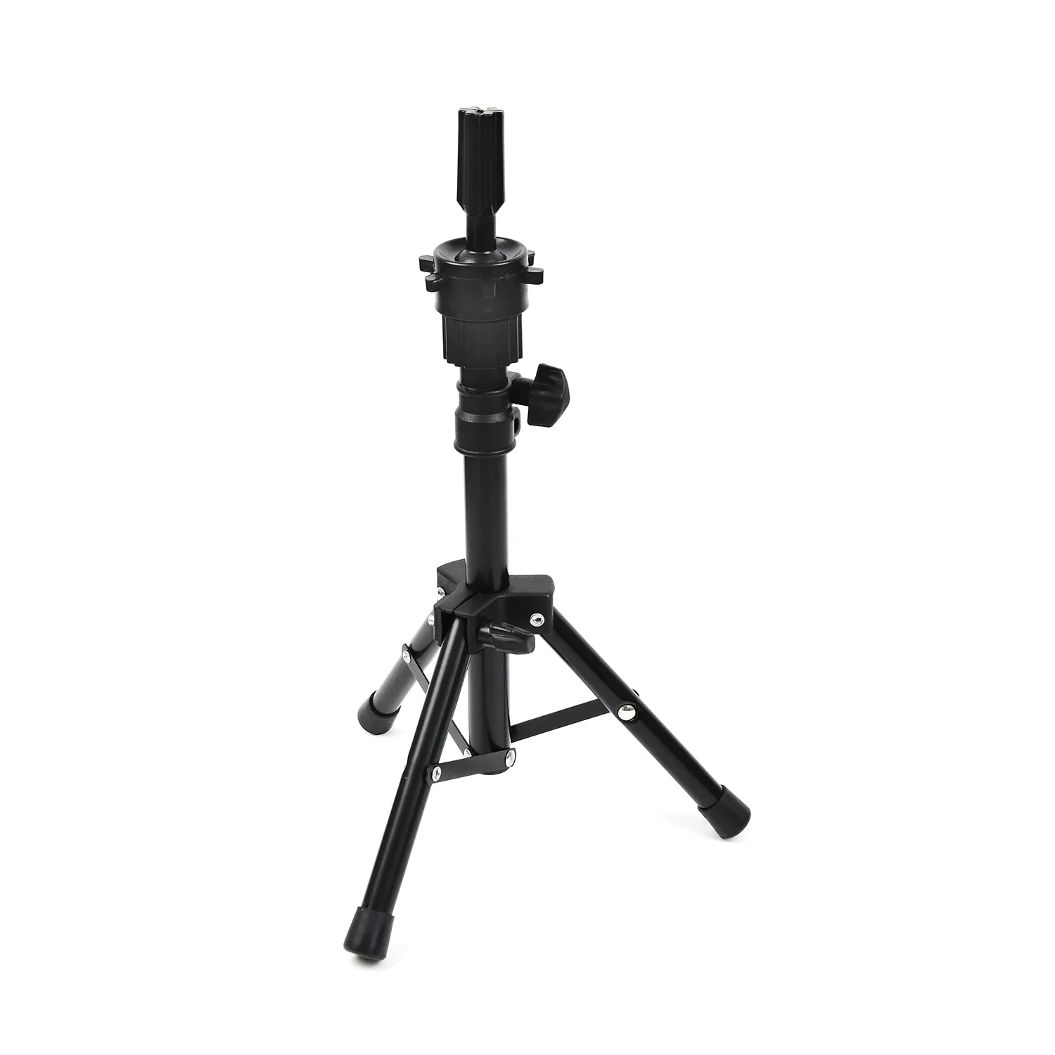 Tripod Wig Stand Adjustable Wig Stand for Mannequin Head Holder for Making Wigs Canvas Head cosmetology Training Head Stand