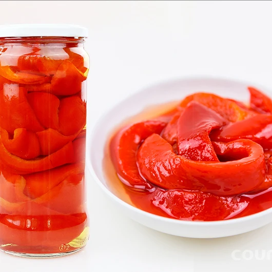 Halal Pepper Canned Roasted Red Bell Pepper Peppers