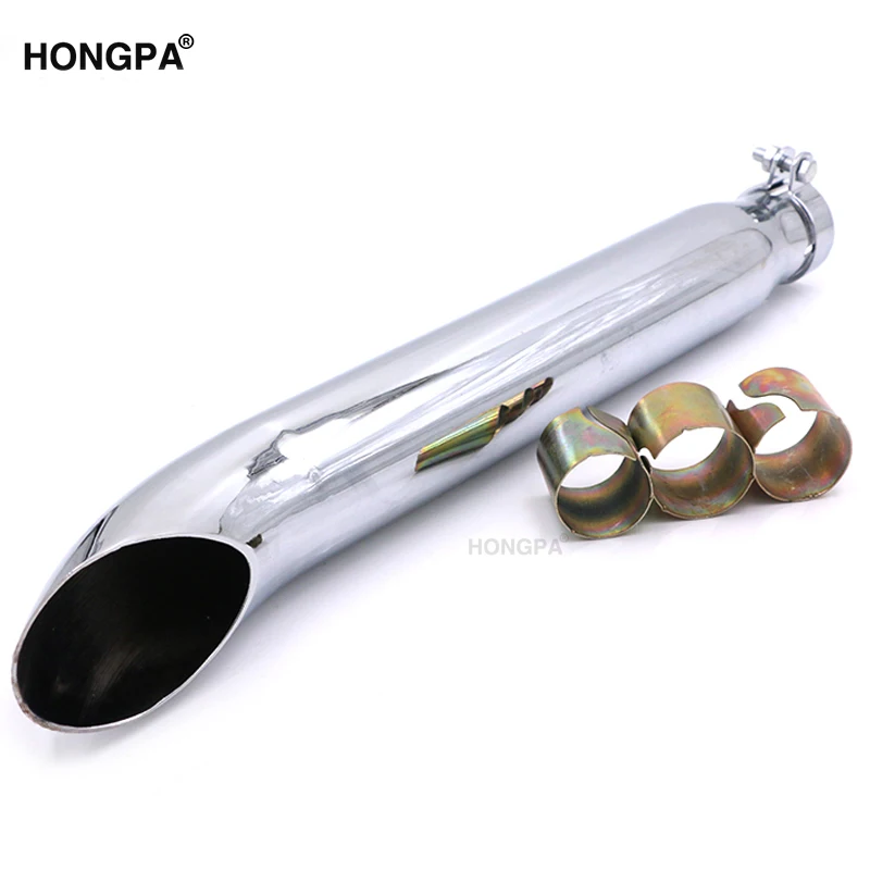 Modified Stainless Steel Motorcycle Exhaust Pipe Muffler System For Cafe Racer CG125