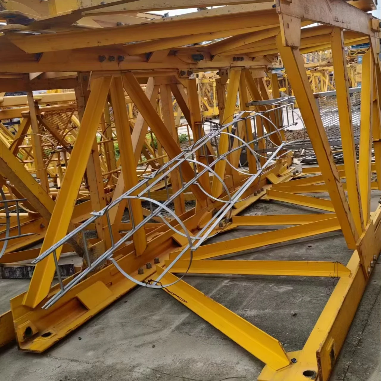 Second Hand Tower Crane Zoomlion Brand 6515-10T 2021 Year Used Tower Crane