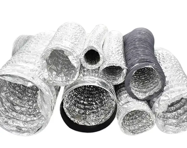 High Quality Hvac System Easy Installation Lightweight Aluminum Foil Flexible Air Duct