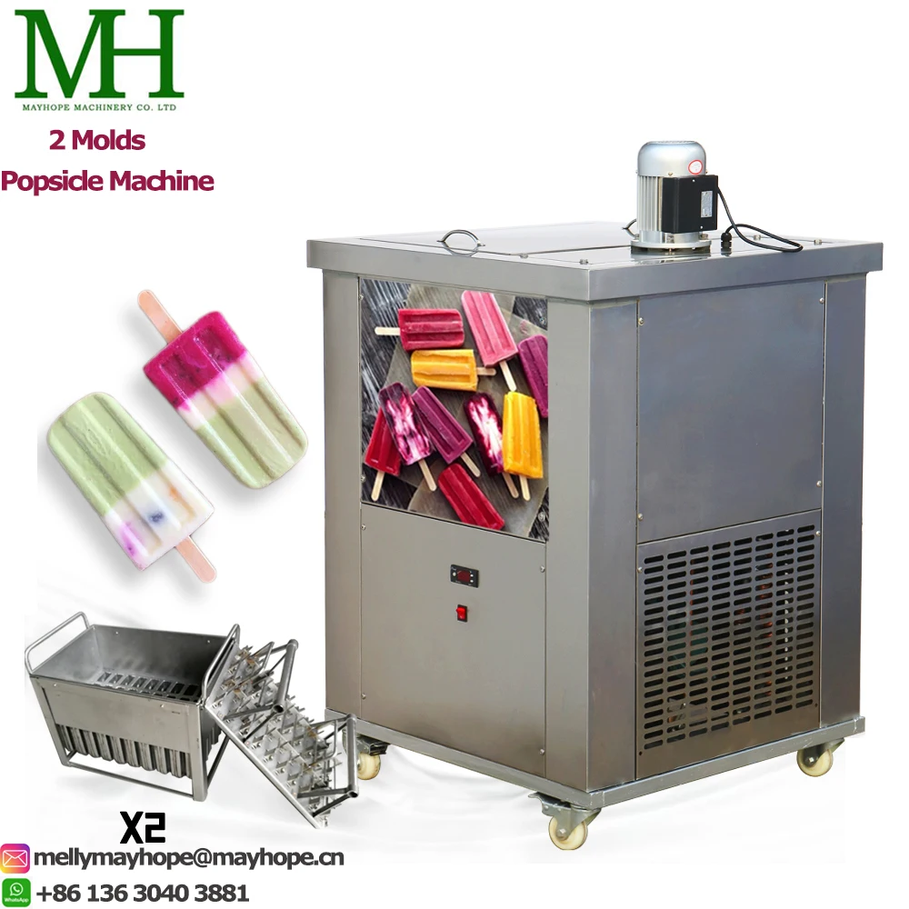 Hot Selling In Malaysia Good Price 2 Molds Stick Ice Cream Lolly Machine