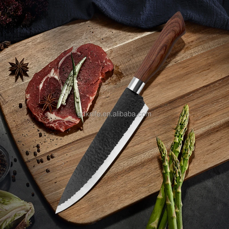 Yangjiang Professional Custom 8 inch Kitchen Meat Cutting Knives Stainless Steel Chef Knife