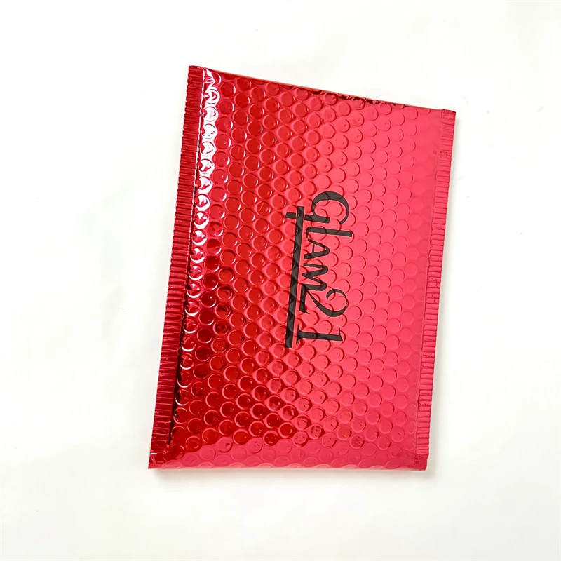 Custom Printed Poly Mailer Bag Waterproof Shipping Bags for DVD Makeup Self Seal Hot Pink Poly Mailers