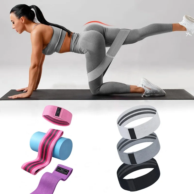 Custom Logo Exercise Elastic Latex Resistance Bands   Fitness Workout  Training Exercise Gym Band Set