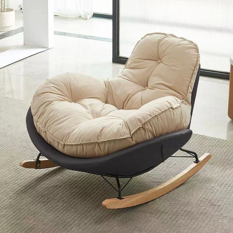 Customization Lobster Rocking Egg Chair With Extended Backrest Leisure Unique Fashion Living Room Sofa Chair