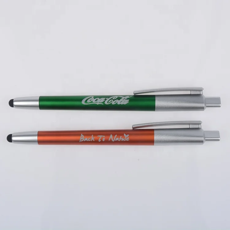 3 in 1 Smart Stylus Ballpoint Pen Custom LED Light-Up Advertising Promotional Pen with Logo