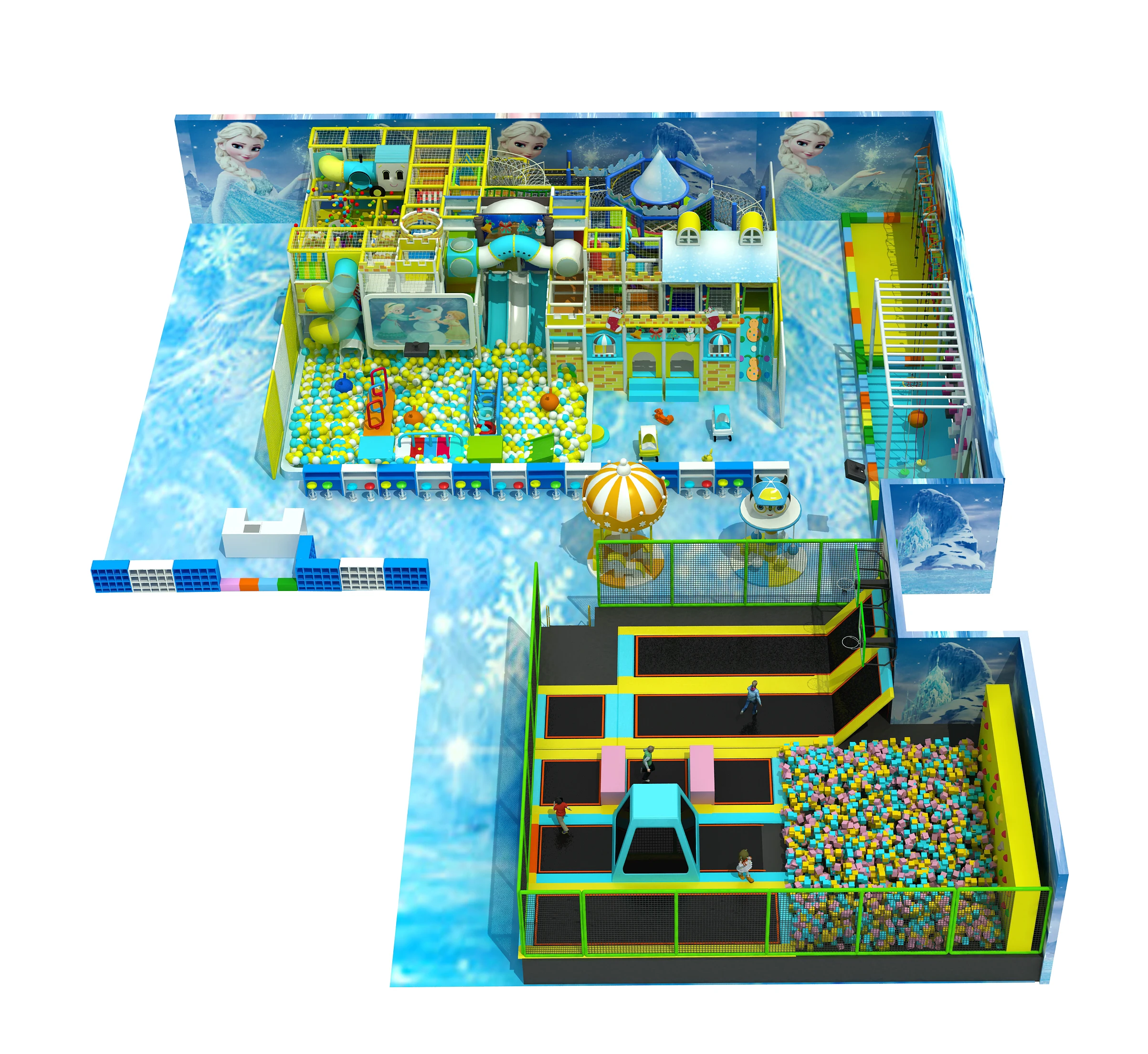 New fashion decoration interesting Kids Amusement Park Indoor Naughty Castle Equipment For Children Play satisfaction guarantee