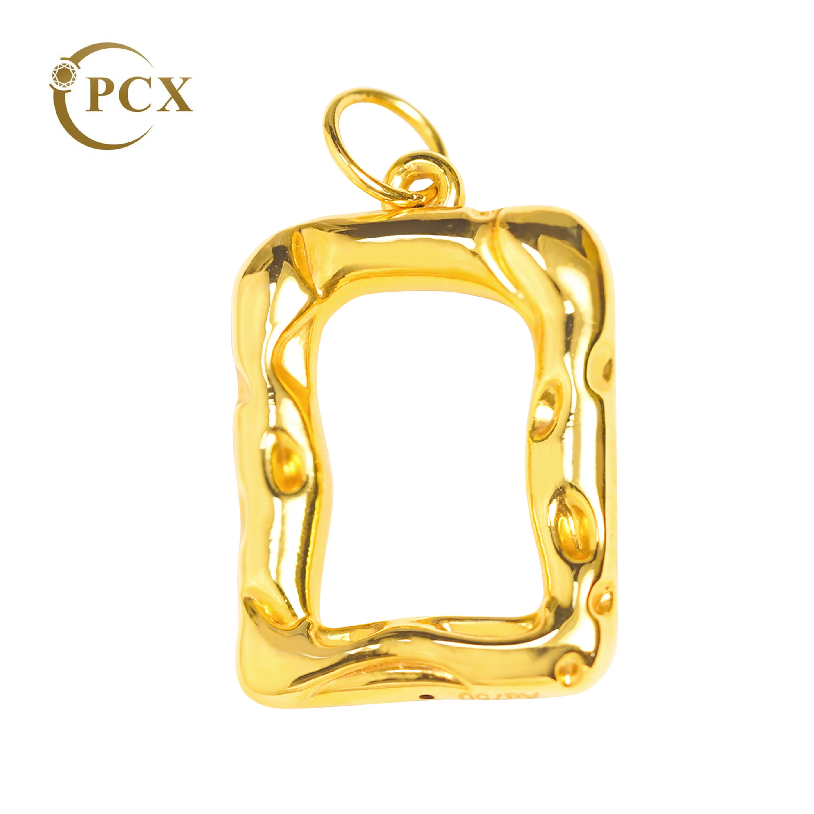 PCX Jewelry Real 18k Gold Necklace Pendant DIY 18k Gold Pendant Jewelries And Accessories For Bracelet Necklace Making