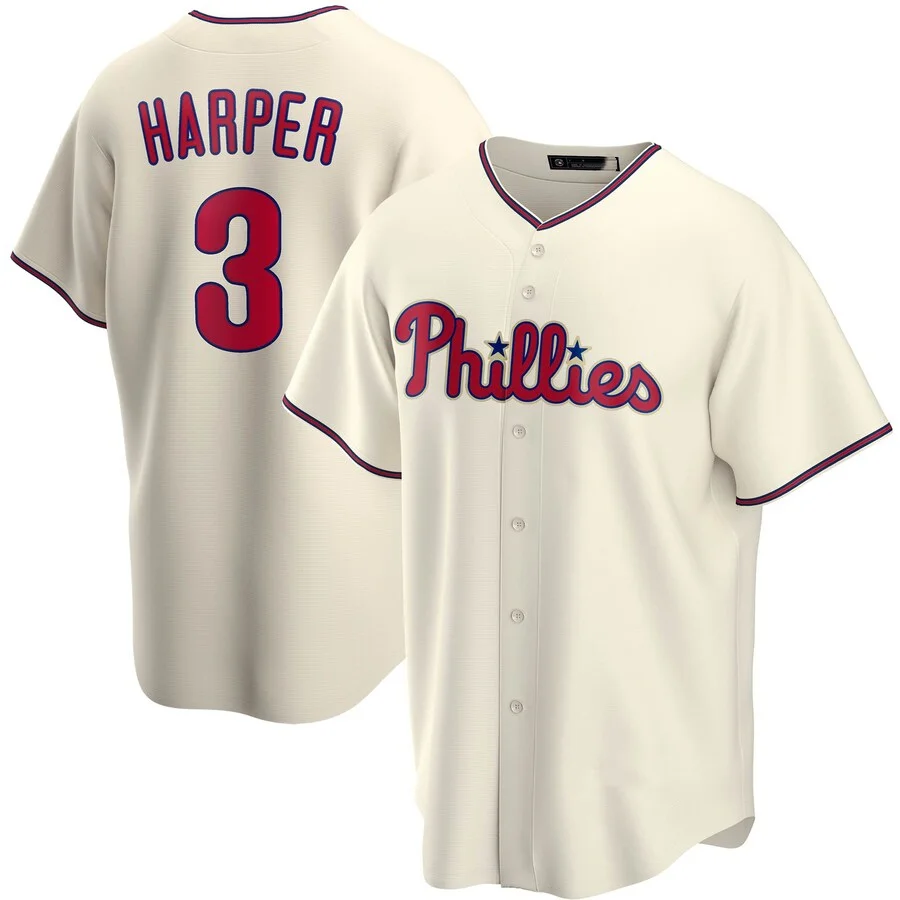 Wholesale Best Quality Custom Cheap Philadelphia Stitched Baseball Jerseys Phillie 3 Harper
