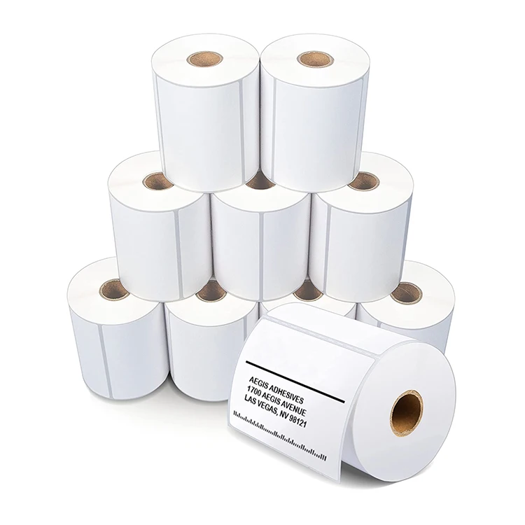 Multipurpose thermal roll printer barcodes shipping address label stickers