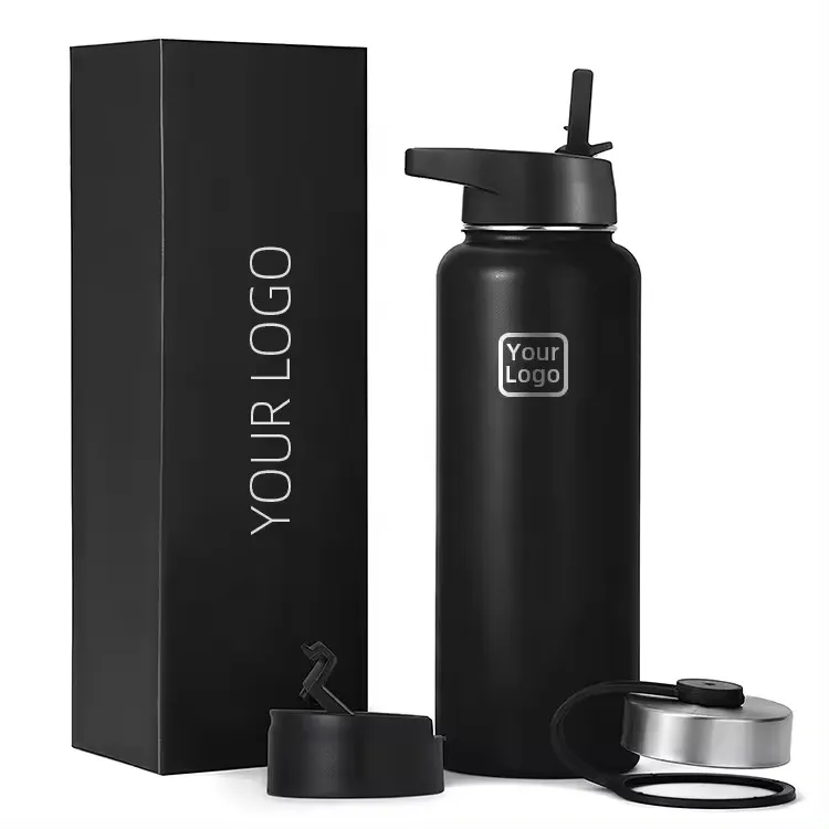 2024 Double Wall Vacuum Insulated Custom Bottle Hydro Termos Flasks 32oz/40oz A MAZON Hot Sale