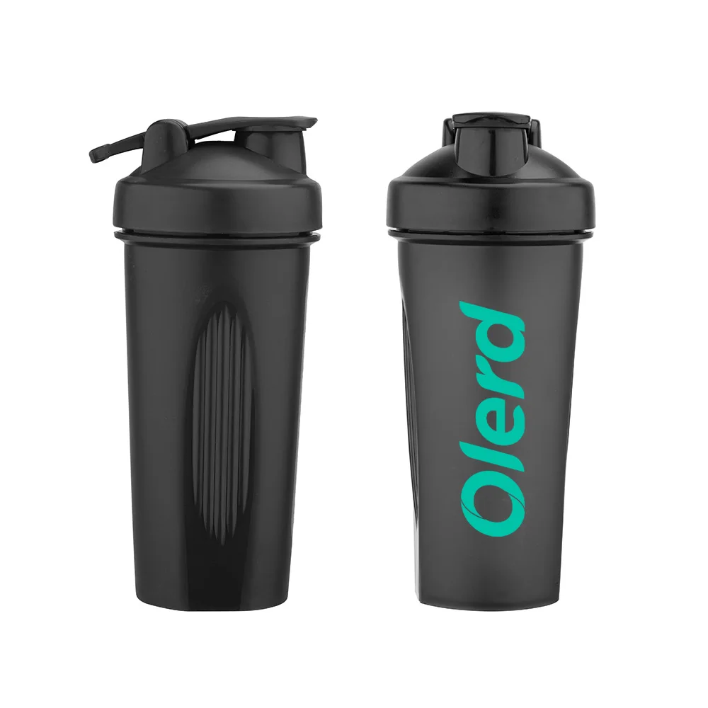 OLERD Wholesale Custom Logo BPA Free Sport Design Protein Shaker Water Bottle Cup Gym Outdoor