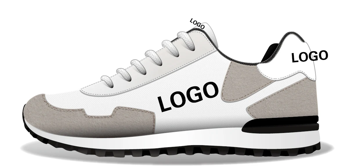 Oem Odm Manufacturer Factory Suede Leather Breathable Anti Slip Shock Outdoor Casual Sport Vintage Running Shoes Custom Logo