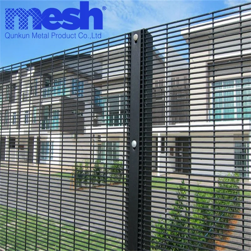 Heavy Gauge Small Hole Welded Wire Mesh Fence For Anti Climb Security Fence 358 Fence