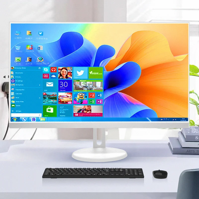 Hot selling Gaming desktop computer 24 27 32 inch in All-in-one PC curved screen All in one pc i7 i5 i3 AIO for Office Home