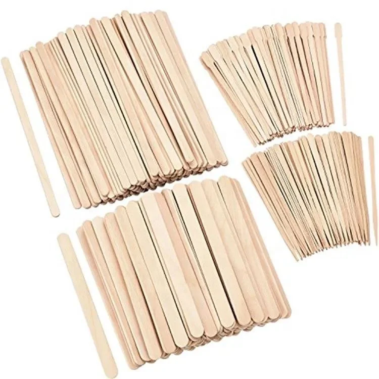 
wooden eyebrow waxing spatula 3.5 inch 100pcs/bag 