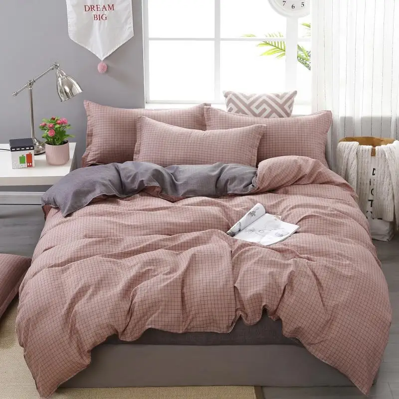 Best-selling Luxury 100% Cotton Duvet Cover Home 4 Pieces Bed Sheet Set Quality Comforter Bedding Set with 2Pcs Pillow Case