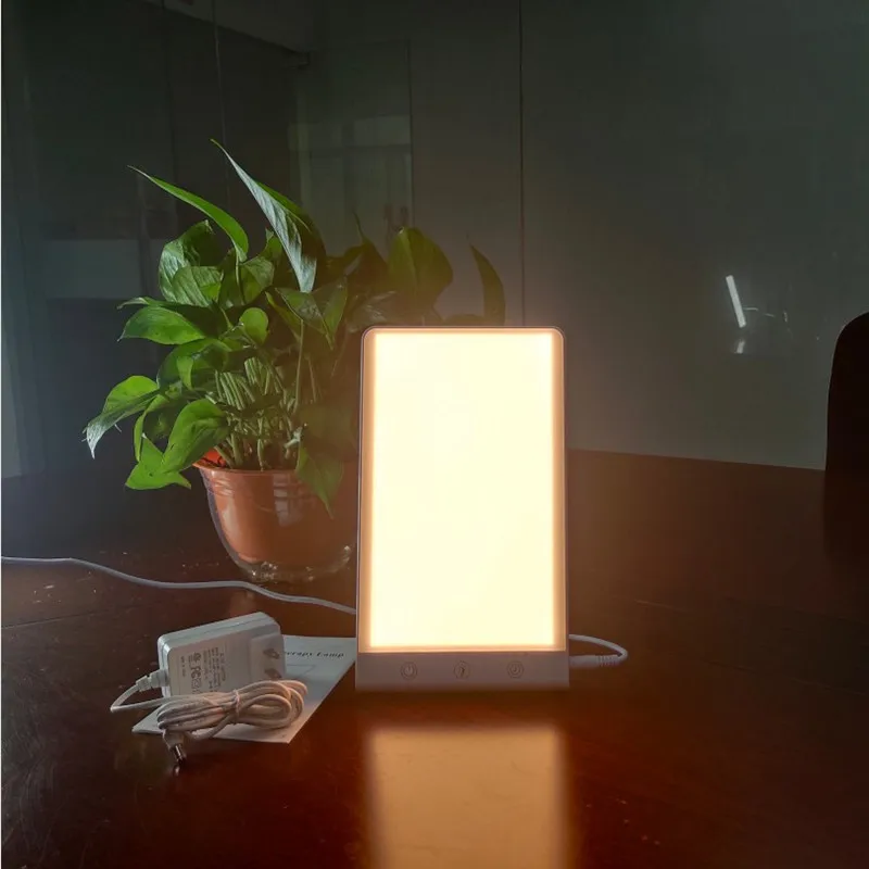 Sun Lamp, Uv-free 10000 Lux Light Therapy Lamp LED DC 220V High Energy BIO-SMD LED Bright White Lighting and Circuitry Design
