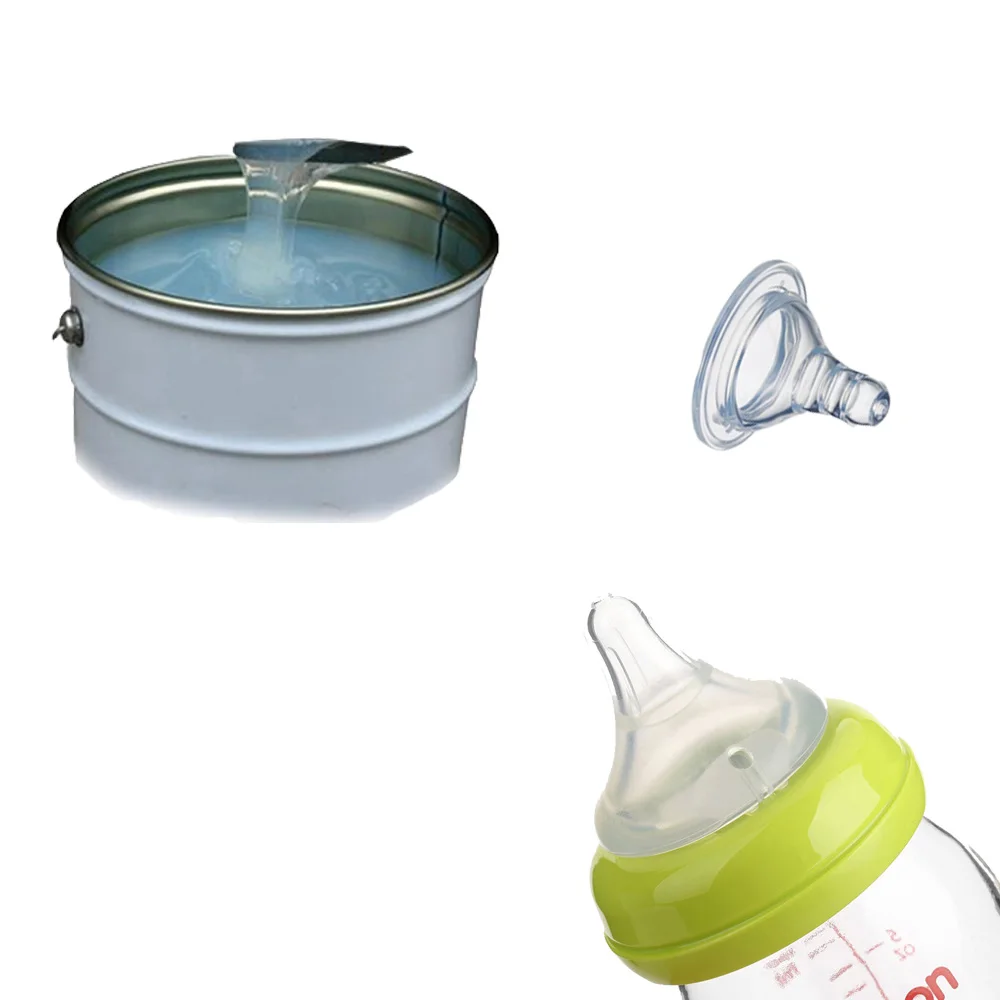 2022 Free Sample High Transparent Hardness 50 Shore A LSR Medical Grade For Baby Nipples