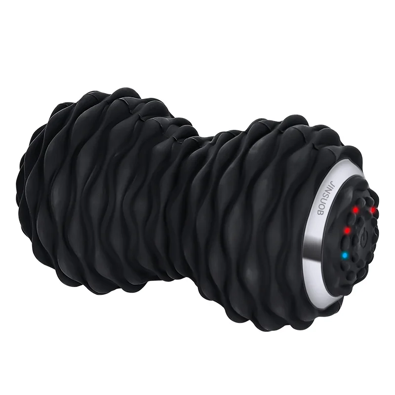 massage ball Peanut Massager Combines a Lacrosse Ball with Vibrating Foam Roller Powered Deep Tissue Recovery Training Massage
