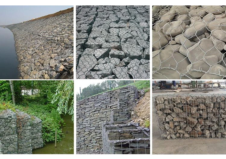 Factory price good Quality 2x1x1m 2x1x0.5m Galvanized Galfan PVC Coated Wire Mesh Basket Price