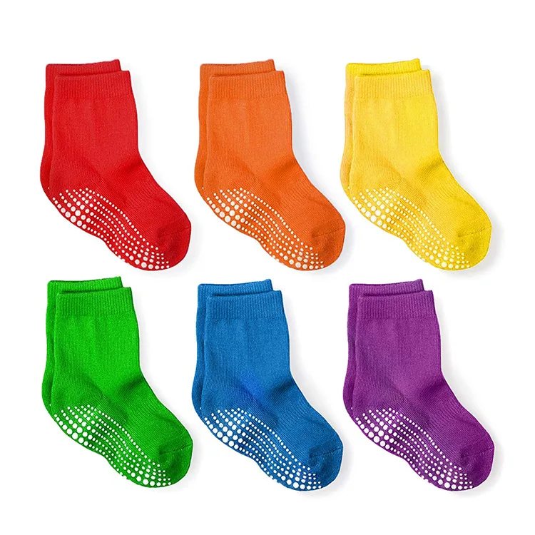 Wholesale High Quality Soft Breathable Anti-slip Cotton Kids Custom Print Socks For Baby