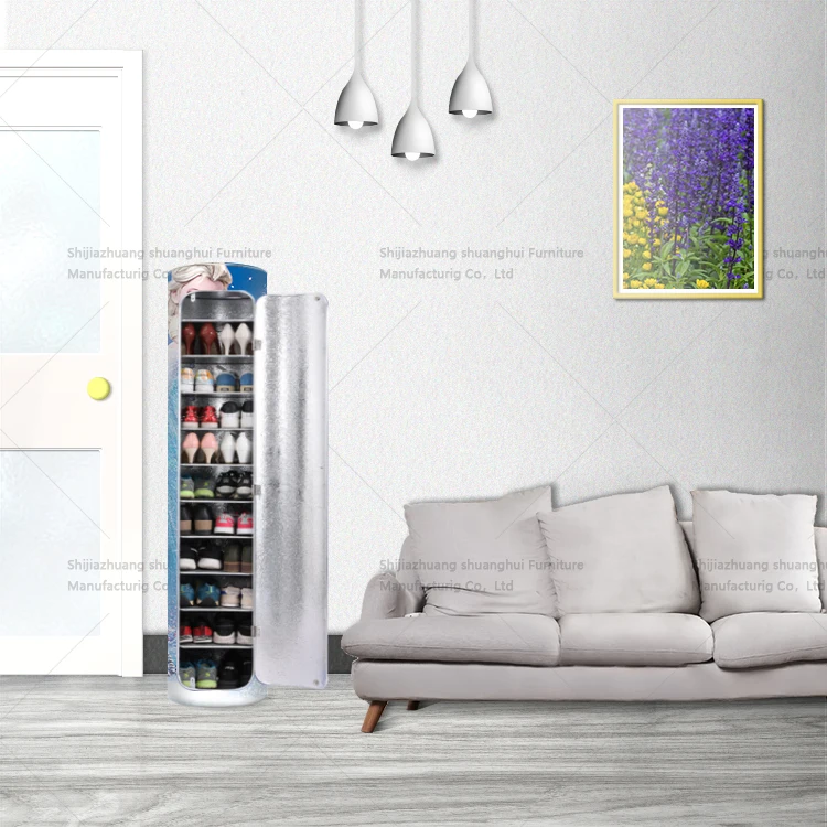 Export high quality PVC material slim shoe cabinet hospital shoe cabinet home shoe rack