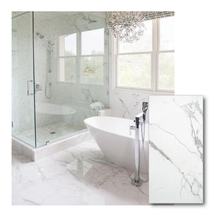 
Factory price glazed white ceramic bathroom tiles 