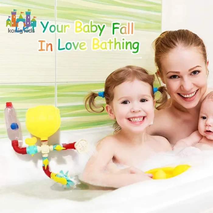 Konig Kids Bath Toys Baby Bath Shower Head Water Toys For Kids juguete de bano bebe