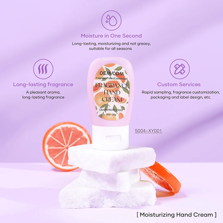 Wholesale Moisturizing Fragrance Private Label Custom OEM Hand Cream For Adults Hand Care Small Hand Cream Lotion Handcream