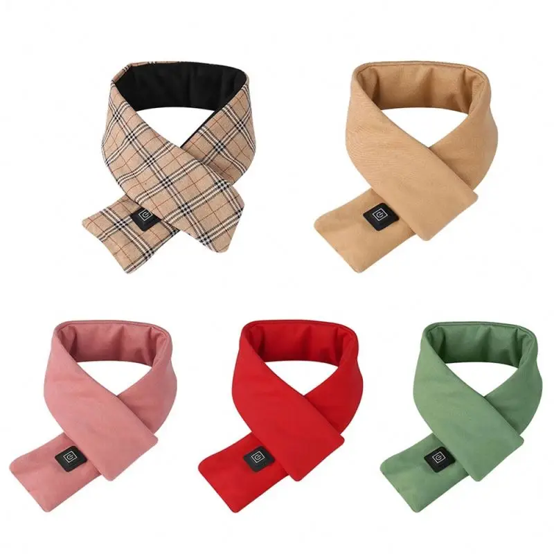 Unisex Winter USB Battery Electrical Smart Neck Heating Scarf for Women and Men
