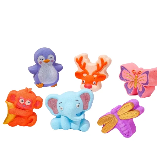 OEM Private Label Organic Bath Bomb Gift Handmade Fizzy Balls for Girls Boys Kids Birthday Christmas Gift Bath Bombs For Kids